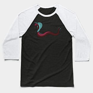 Hooded Snake :: Reptiles and Amphibians Baseball T-Shirt